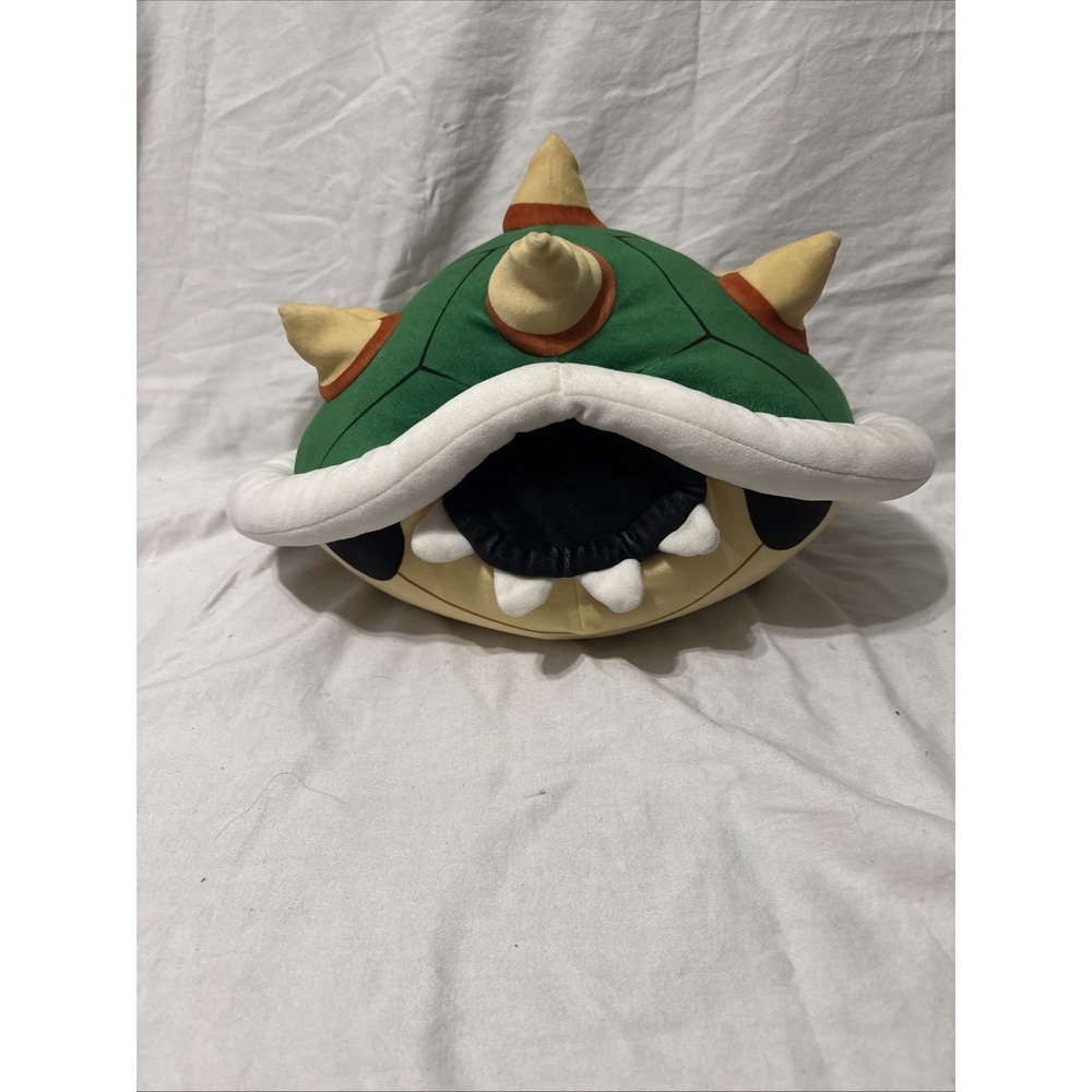 Nintendo Super Mario Bowser Green Turtle Shell Plush Toy Pillow Club Mocchi Tomy